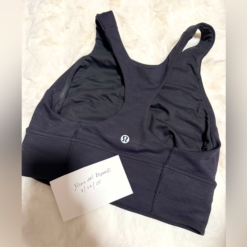 lululemon athletica Black Sports Bra size 8